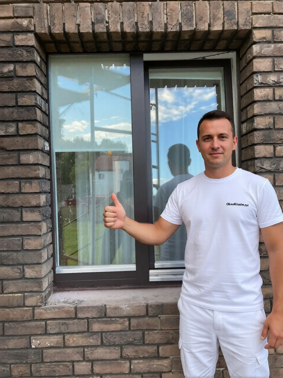 Реставрация деревянного окна из сосны (Московская область, Горки 2)